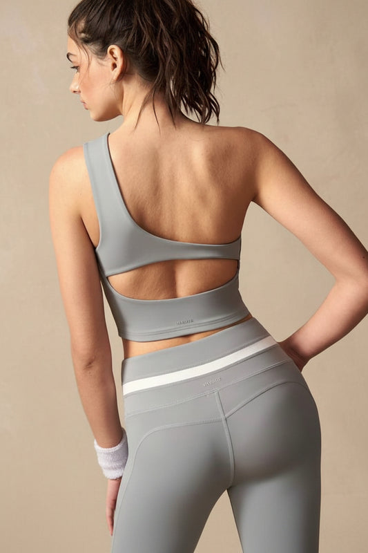SculptFlex One-Shoulder Cutout Active Top